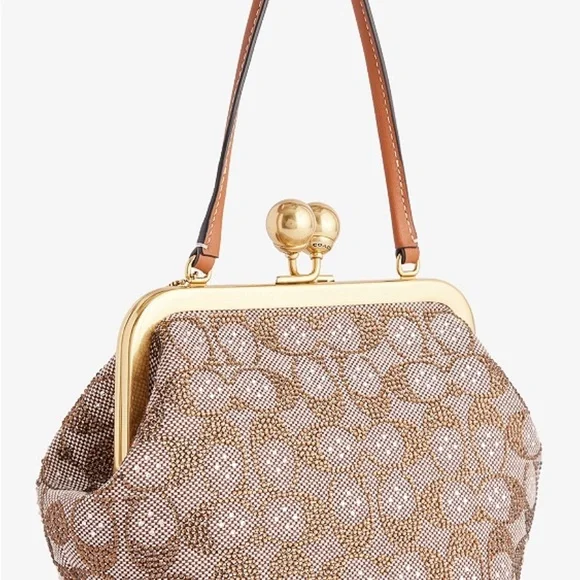 Coach Small Crystal Kisslock - Picture 5 of 15